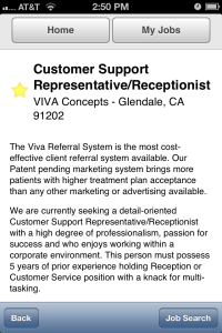 Job Description - Customer Service Rep