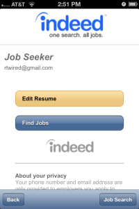 Tutorial on Using The Indeed Mobile App