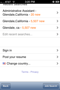 Search Jobs on Indeed Mobile App