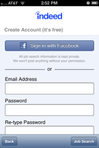 Indeed - Create an Account