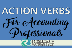 Action Verbs For Accounting Job Seekers