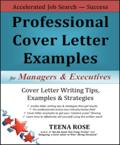 [Free PDF Download] Professional Cover Letter Examples for Managers & Executives
